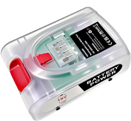 Gemho 5,0 Ah Ersatz-Lithium-Ionen-Akku für Bosch 18 V PBA, kompatibel mit allen 18 V PBA P4A Akkuwerkzeugen und allen kabellosen Staubsaugern der Unlimited-Serie von Bosch, Gardena Gloria und Wagner