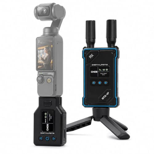 Wireless HDMI Transmitter & Receiver für DJI Osmo Pocket 3 | 1640FT Reichweite, 0,05 s Geringe Latenz, 1080p60 HDMI- und UVC-Ausgang, 1TX bis 5RX für Video-Monitoring