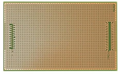 Velleman EUROPLATINE CENTRONIX/SUB-D MUSTER - 100 x 060 mm - FR4 (1 St./Blister)