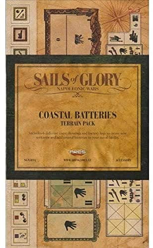 Ares Games Sails of Glory – Terrain Pack – Coastal Batteries Accessory - EN