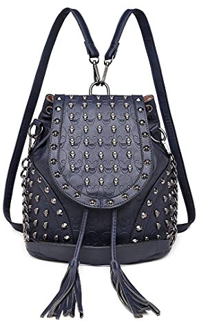 Miss Lulu Kleiner Rucksack Damen, Elegant Cityrucksack Kleiner Tagesrucksack Damenrucksack Wasserdicht, Mini Casual Daypack Backpack Women Modern für Freizeit Reisen Schule Arbeit