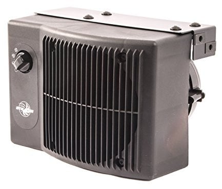 Stratos Kit de chauffage de cabine SCP5200 avec ventilateur axial simple 12 V de 12,7 cm et couvercle de gril droit
