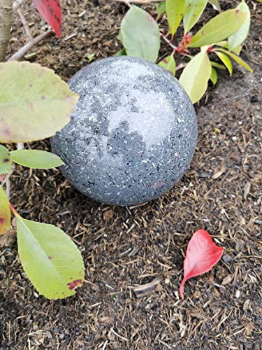 garten-wohnambiente Kugel anthrazit aus Edelstahl 15 cm Dekokugel Dekorationskugel Edelstahlkugel
