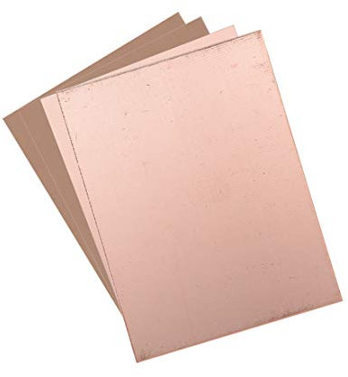 sourcing map 5Stk. Einseitige kupferkaschierte Laminat Leiterplatte FR4 100x75mm 3.94x2.95 Zoll 1.5mm Dicke DIY Prototyp PCB Tafel Namensschild