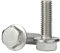M8–1,25 x 16 mm Flansch-Sechskantschrauben, Flansch, Sechskantschrauben, Edelstahl 18–8 (304), blanko, DIN 6921, 15 Stück