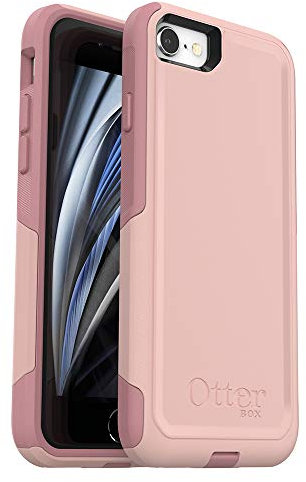OtterBox Commuter Series Schutzhülle für iPhone SE (2. Generation – 2020) – Ballet Way (Pink Salt/Blush)