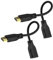 LEENUE HDMI Extension Cable 4K 18cm HDMI Extender Male to Female Short Cable Adapter Compatible TV Stick, PS5, PS4, HDTV, Monitor, 2 Pack