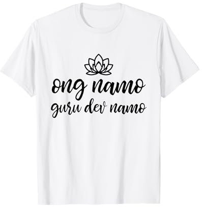 Kundalini Yoga Shirt Ong Namo Guru Dev Namo T-Shirt T-Shirt
