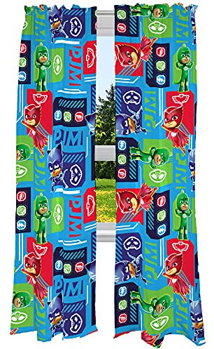Franco PJ Masks Vorhänge für Kinderzimmer, 208,3 x 213,4 cm