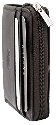 Katana Petit Porte Monnaie Porte clé Homme en Cuir Lisse réf 553042 (3 coul. disp.) (Choco)