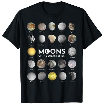 Monde Sonnensystem Weltraum Weltall Astronomie T-Shirt