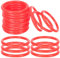 VANZACK Spielzeug Für Draußen Wurfringe Kinder Prozent Plastikwurf Ringe Karnevalsringe farbenfrohe Wurfringe Outdoor Toys Party Requisiten Wurfspiel Erwachsene Kinder Wurfring