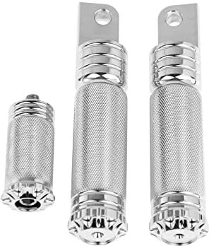 HCmotorku Repose-pieds de moto pour Harley Sportster XL883 XL1200 Touring Road King Softail Dyna Chrome