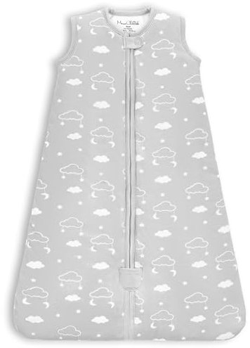 Mama Cheetah Baby-Schlafsack, 2,5 Tog, Winter-Baby-Schlafsack mit 2-Wege-Reißverschluss, Bio-Baumwolle, Übergang, tragbare Decke für Jungen, Mädchen, Kleinkinder, 12–18 Monate