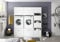 respekta Waschmaschinenschrank Trockner Schrank Wäscheschrank 185 cm Weiß Clara, HWRSET12