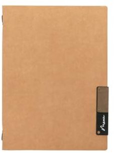 SECURIT Menühalter, Beige, wasserdicht, 34 x 24,5 cm