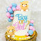 JeVenis Pink or Blue Gender Reveal Cake Toppers Boy or Girl Cake Decoration Teddy Bear Cake Decoration Baby Shower Cake Decoration
