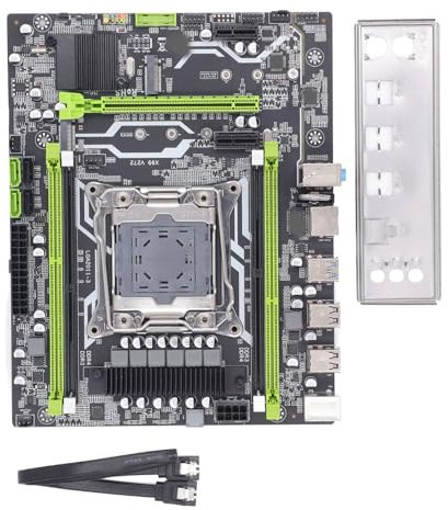 X99 Computer Gaming Motherboard, LGA 2011 CPU V3V4 Motherboard mit 2 X DDR3, 2 X DDR4, 4 X USB2.0, 2 X USB3.0, 2 X SATA2.0, 2 X SATA3.0, Gigabit LAN Karte