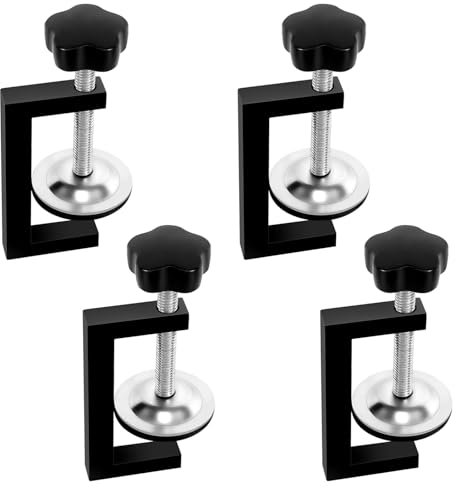 Morsetto a G Kit , 4 Pezzi Range Di Serraggio 10-57mm Morsetti Da Falegname, Morsetto Di Supporto Regolabile Clip Di Fissaggio Morsetti a Vite Piccoli per La Mensola Da Bagno Cucina Camera Da Letto