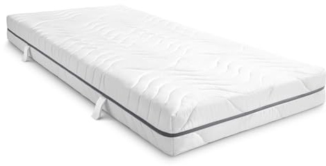 Sleezzz Smart Matratze, Höhe 18 cm, Härtegrad H2+H3, 7 Zonen mit Air Memoryschaum (100 x 200 cm)