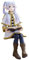Xinchangda Frieren Noodle Stopper 15 cm, Frieren: Beyond Journey's End Actionfigur Anime Statue Modell Kuchendekoration Desktop-Dekorationssammlung
