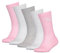 PUMA Junior Crew, Calzini Unisex - Bambini e ragazzi, Bianco Rosa, 35-38