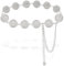 XOKL Kettengürtel, Silber, Boho-Stil, Taillenkette, Verstellbar, 66-95 cm, Damen, 1 Stück