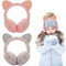 Roysmart Cache-Oreilles pour Filles, 2 Pcs Chauffe Oreilles en Peluche Douce pour Enfants Couvre-oreilles Réglables Cache-Oreilles en Peluche Cache-oreilles d'Extérieur Cache-Oreilles Chaud Hiver