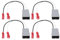 The Lord of the Tools 4-teiliger 12-V-Lautsprecheradapterstecker 2-poliger Kabelbaum Kompatibel mit Honda Kompatibel mit Accord Kompatibel mit Civic CR-V CR-X CR-Z FR-V H-RV