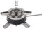 Hornillo de camping a prueba de viento con encendido piezoeléctrico, regulador de llama, 6800 W, portátil, plegable, para camping, resistente al viento, quemador de gas para exteriores