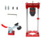 Portable Drillling Guide, Hand Electric Drill Holder Handheld Bench Drill Fixing Bracket 35mm Hinge Hole Locator, Multi Angle Drill Guide Attachment