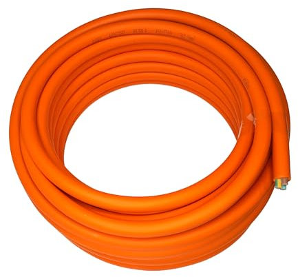 Heavy Duty Flexible Rubber Power Cable, 3 Core, 2.5mm², H07RN-F Orange High Visibility, Indoor/Outdoor Use - Various Lengths (3x2.5mm², 1, meter)