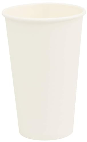 vidaXL Pappbecher 1000 Stk. 16oz 400ml Weiß, Tasse, Pappe Kaffeebecher, Kaffeetasse, Tassen, Papierbecher, Kaffeetassen, Teetasse, Teetassen