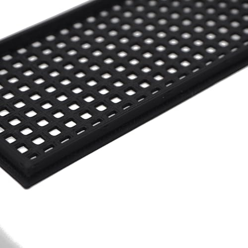 eTech4Us Universal Customisable IO Shield Clip-ON Motherboard Plate for Computer Case - 3D Printed (Black, 5 Pack)