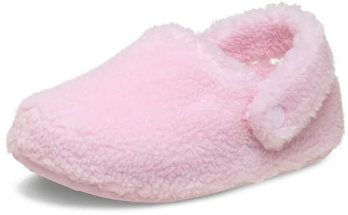 Crocs Unisex Kinder Classic Cozzzy Slipper T Hausschuhe, Pink Milk, 25/26 EU