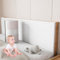 APMOE Panneau Coussin Mural Tete de Lit, Panneau Tete de Lit à Coller, Mousse de Protection Panneaux Muraux Rembourrés pour Enfant Autistes, Anti-Collision Panneau Mural Decoratif(Blanc,20x200 cm)