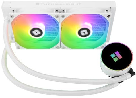 Thermalright Frozen Magic 240 White ARGB V2 Liquid CPU Cooler, 240 Cooling Row Size with Double 120mm PWM ARGB Fans,for AMD/AM4/AM5,Intel LGA1150/1151/1200/2011/1700/1851,Desktop CPU Water Cooler