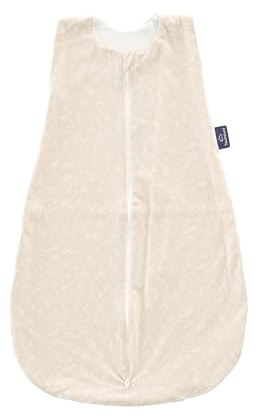 TRÄUMELAND Sommerschlafsack Baby Garden 0.5 TOG, leichter atmungsaktiver Babychlafsack aus 100% Baumwolle für heiße Sommernächte, Öko-Tex 100 zertifiziert, schadstofffrei & hautfreundlich