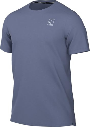 NIKE Nikecourt Advantage Dri-Fit Tennisoberteil Für Herren, World Indigo/World Indigo/Weiß, FZ6910-499, M
