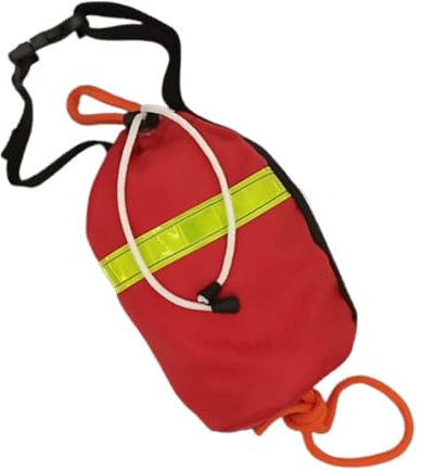 Hogvinnatil Wurfsack mit Seil, schwimmende Tasche, werfbare Sicherheitsausrüstung, hohe Sichtbarkeit, für Boote, Segeln, Kanu, Wandern