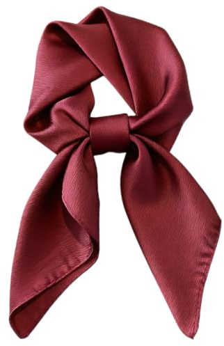 IGXX Kvadratisk Chiffongsjal för Kvinnor 70x70cm, Lätt Polyester, Halsduk, Bandana, Huvudsjal, Retro Silkestil, Modeaccessoar