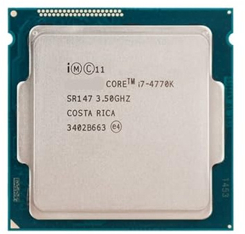 Processore Core i7 4770K LGA 1150 SR147 CPU desktop quad-core da 3,5 GHz