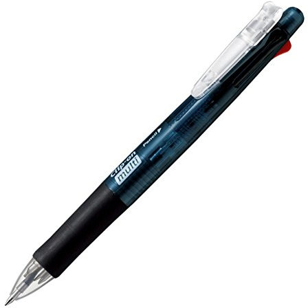 Zebra Clip-On Multi multifonction Couleur Pen, corps noir (B4sa1-b) Black Barrel