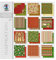 Ursus 71710099 - Premium Glitter Scrapbook paper Block, Version 15, ca. 30,5 x 30,5 cm, 190 g/qm, 12 Blatt in 6 Motiven, beidseitig mit verschiedenen Motiven bedruckt, Vorderseite mit Glitter veredelt