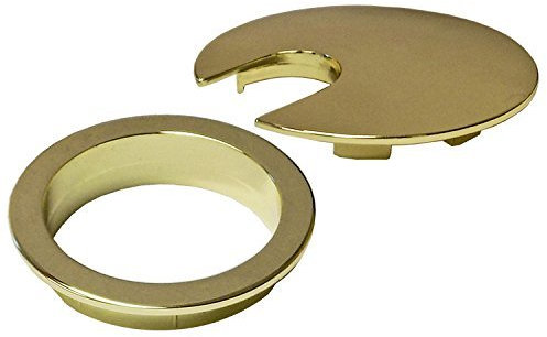 Ez Hidewire Two-Piece Metal Cable Grommet (Polished Brass)