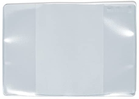 HERMA 5041 Ausweishülle für 2 Karten transparent, 25 Stück, 2-fach Ausweishalter zum Schutz für Dokumente im DIN A7 Format, Plastik Kartenhüllen Schutzhüllen Set, durchsichtig