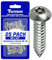 Fastenere Torx-Sicherheits-Blechschrauben – # 8 x 1,9 cm (3/4 Zoll), Halbrundkopf, manipulationssicher, diebstahlsichere Edelstahlschrauben für höhere Sicherheit und sichere Befestigungslösung, 25