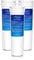 EcoAqua EFF-6017A Fridge Water Filter Compatible with Fisher & Paykel 836848, 836860, Amana, Clean 'n Clear, 67003662, PS2067635, 1197601, RO185011, RO185014, WF60, C2 (3)