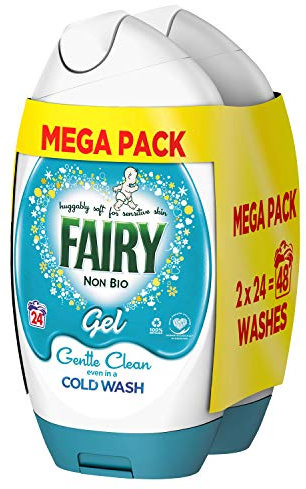 Fairy Non Bio Washing Liquid Laundry Detergent Gel, 1.8l