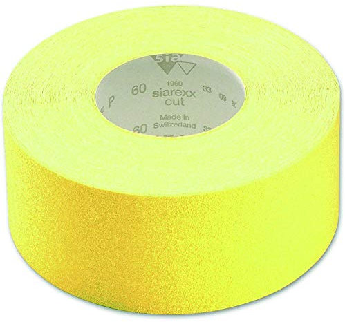 sia Abrasives 4880.2269.0120 Serie 1960 siarexx Schleifpapier Rolle, Körnung 120, 95 mm x 50 m
